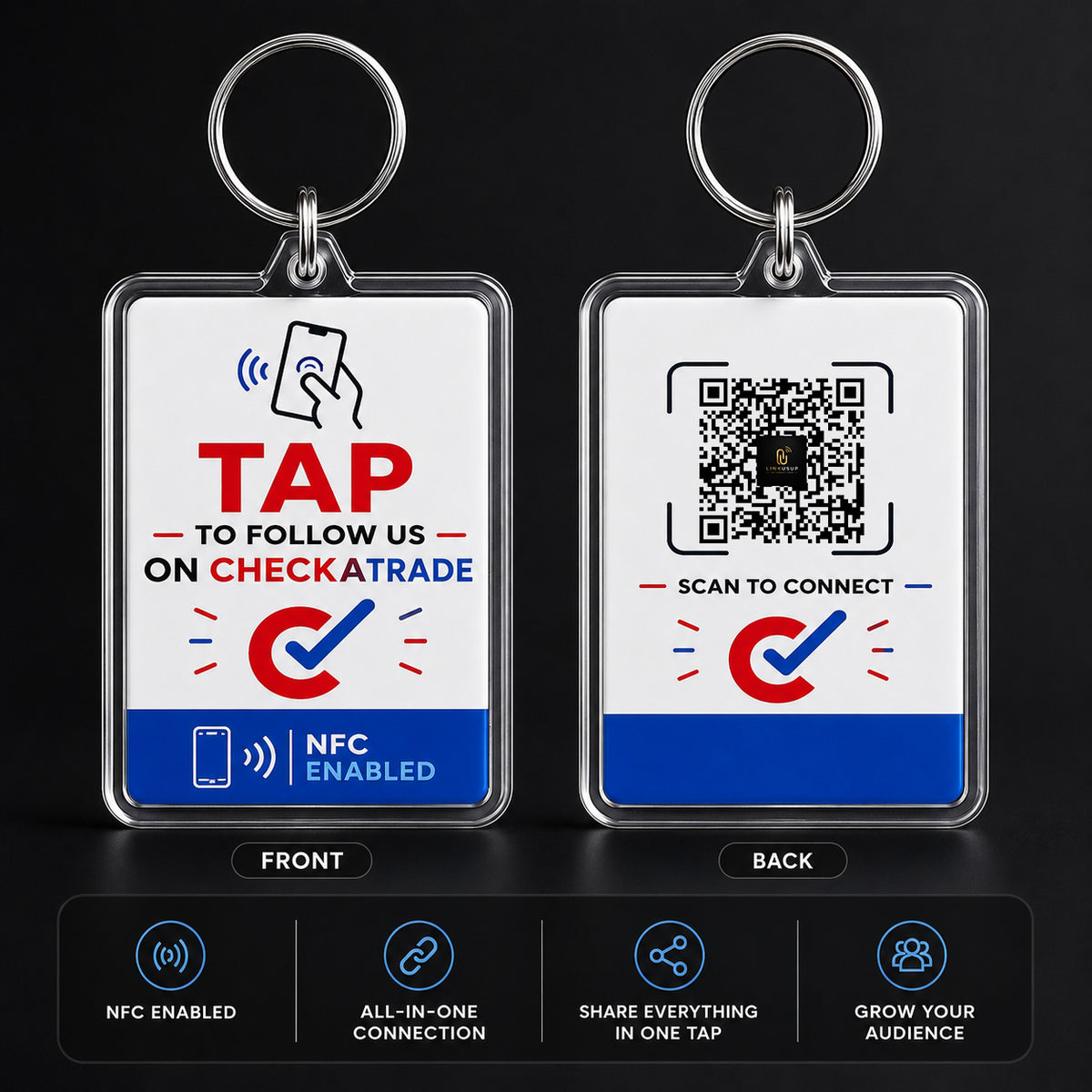 Checkatrade NFC Keyring