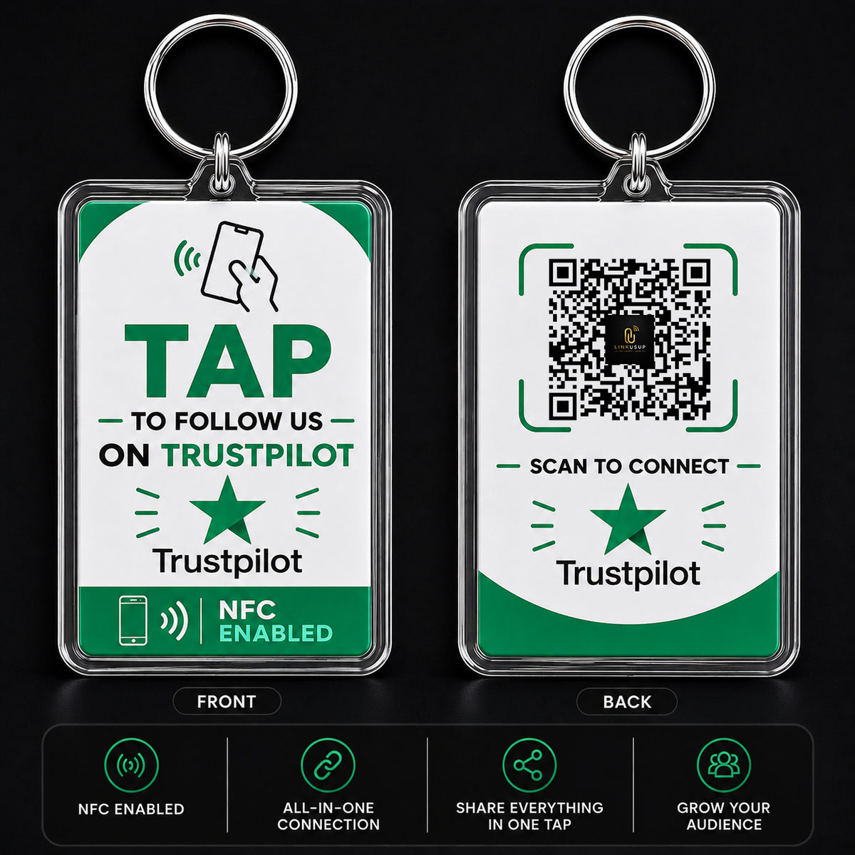 Trustpilot Review NFC Keyring